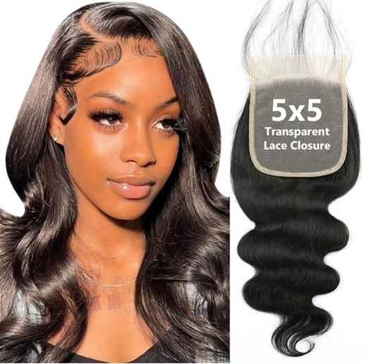 1B BODY WAVE 5X5 HD CLOSURE